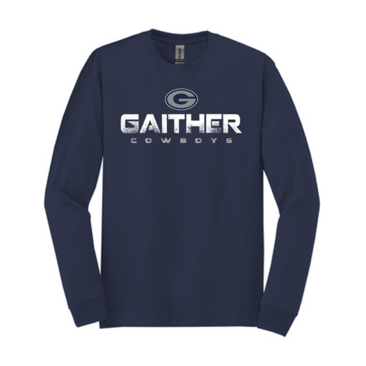 Gaither Straight Logo Long Sleeve Tee