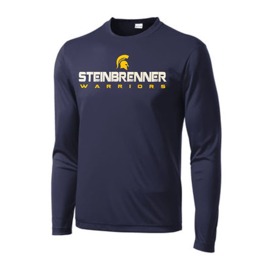 Steinbrenner Straight Logo Dri-Fit Long Sleeve Tee