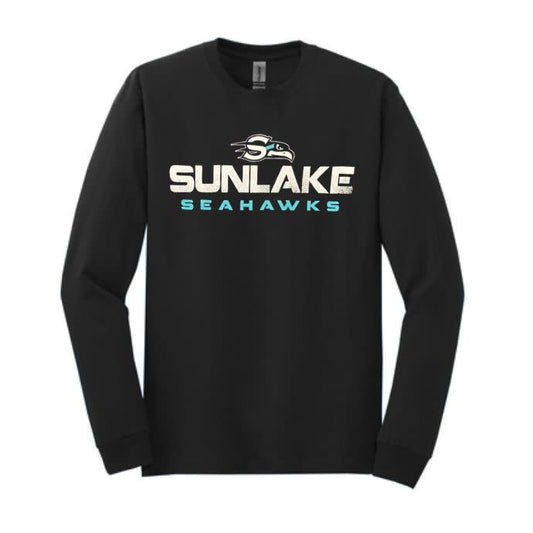 *Sunlake Straight Logo Long Sleeve Tee