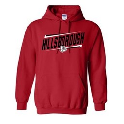 *HHS Red Angled Hoodie