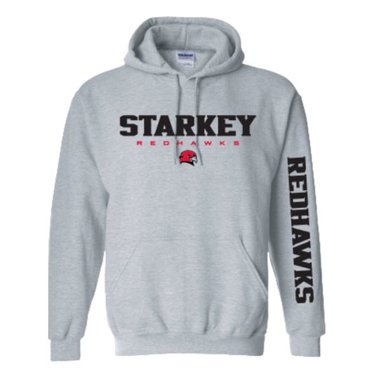 *Starkey Straight Logo Hoodie Grey